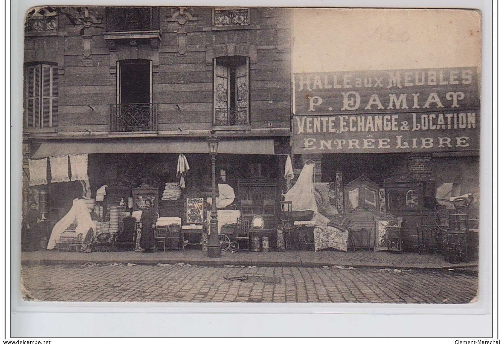 ROUEN : Magasin """"la Halle Aux Meubles DAMIAT"""" - Bon état (coins Arrondis) - Rouen