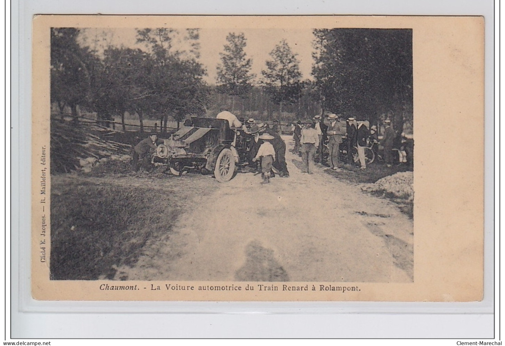 CHAUMONT : Le Train Renard (la Voiture Automotrice à Rolampont) - Très Bon état - Chaumont