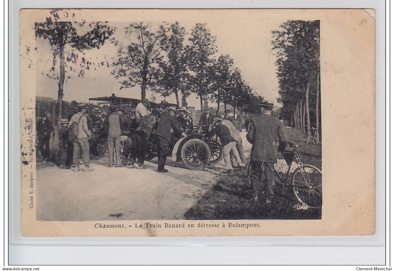 CHAUMONT : Le Train Renard En Détresse à Rolampont - Bon état (un Coin Plié) - Chaumont