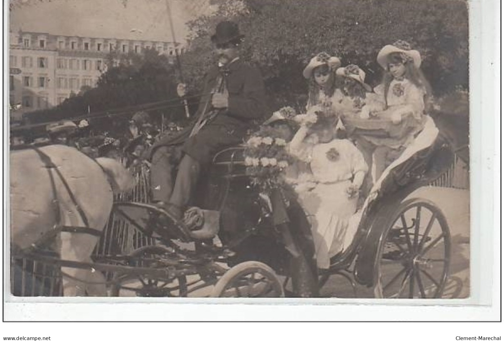 DEAUVILLE - TROUVILLE : Carte Photo Vers 1900 - Bon état (légers Plis Visibles Au Dos) - Deauville