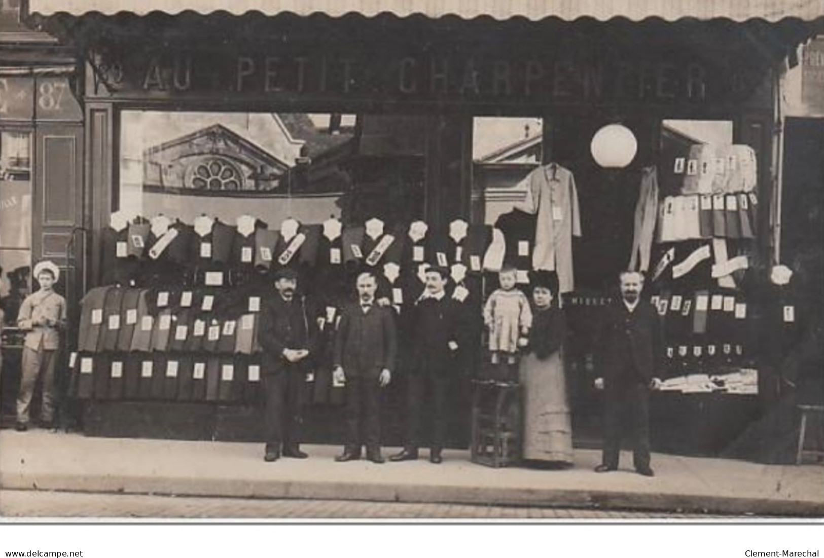 PARIS : Carte Photo Du """"Petit Charpentier""""  Au 89 Rue De Sèvres - 6ème Arr - Très Bon état - District 06