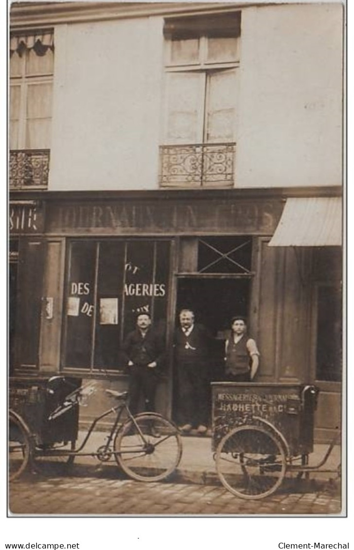 PARIS : Carte Photo Des Messageries Et Journaux Hachette Au 111 Rue Réaumur - 2ème Arr.- Très Bon état - Arrondissement: 02