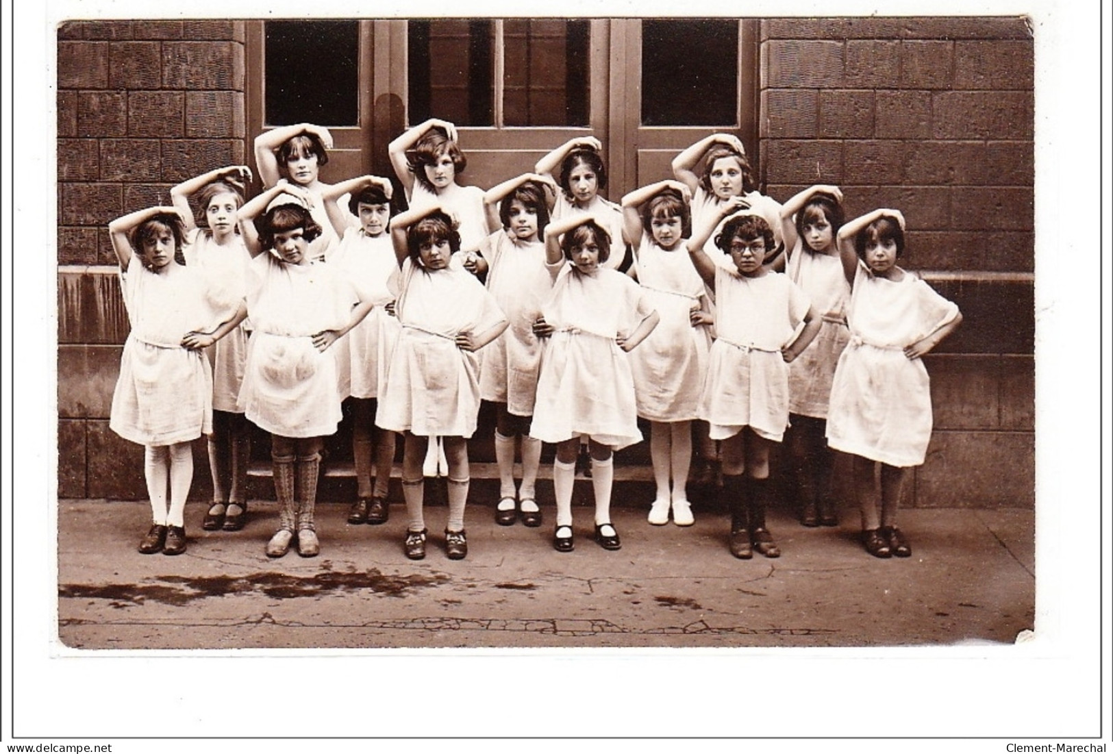 PARIS 20 : Carte Photo D'un Spectacle à L'école De La Rue De La Plaine En 1931 - Très Bon état - Distretto: 20