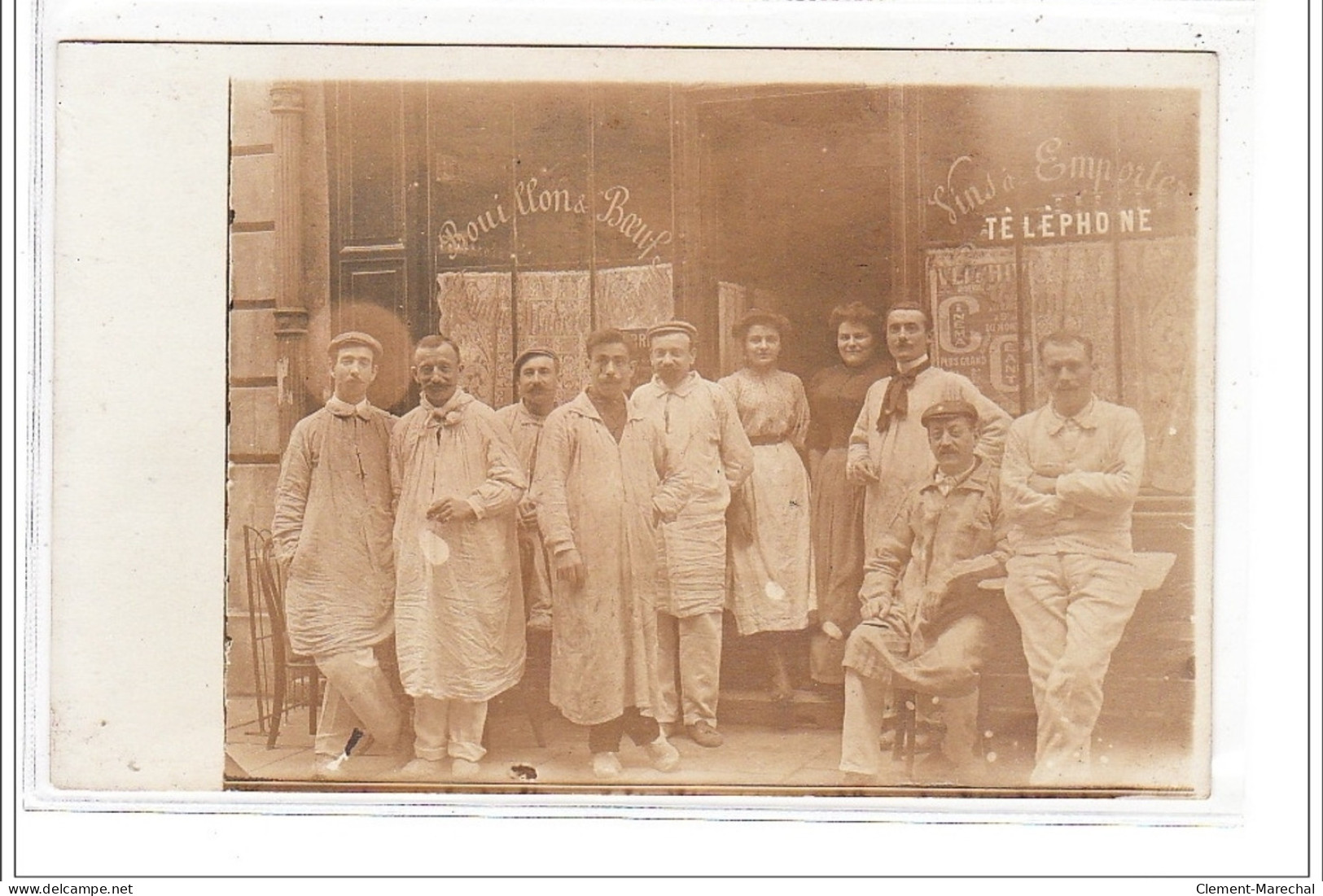 PARIS 19 : Carte Photo Des Tueurs Et Porteurs De La Villette (abatoirs) - Très Bon état - Arrondissement: 19