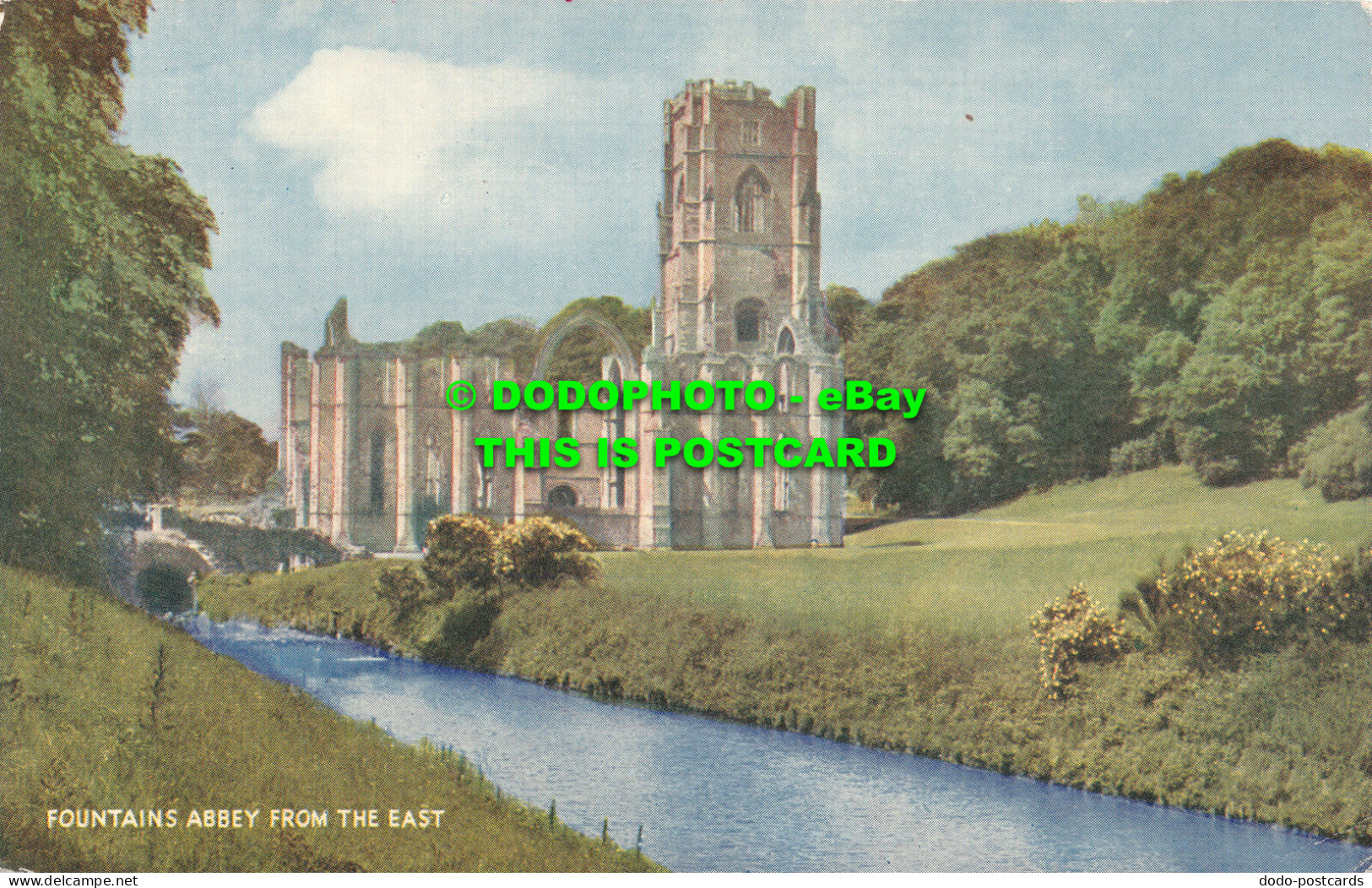 R518510 Fountains Abbey From The East. Salmon - Wereld