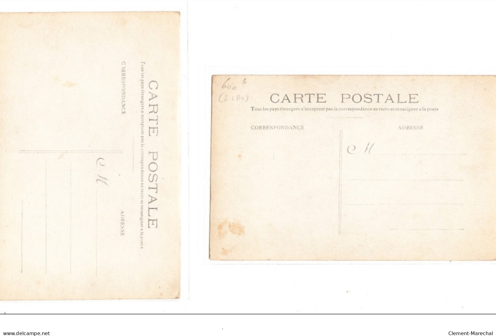 PARIS 05 : Lot De 2 Cartes Photo De La Permanence De Batrhelemy ROBAGLIA (homme Politique) Vers 1910 - Très Bon état - Arrondissement: 05