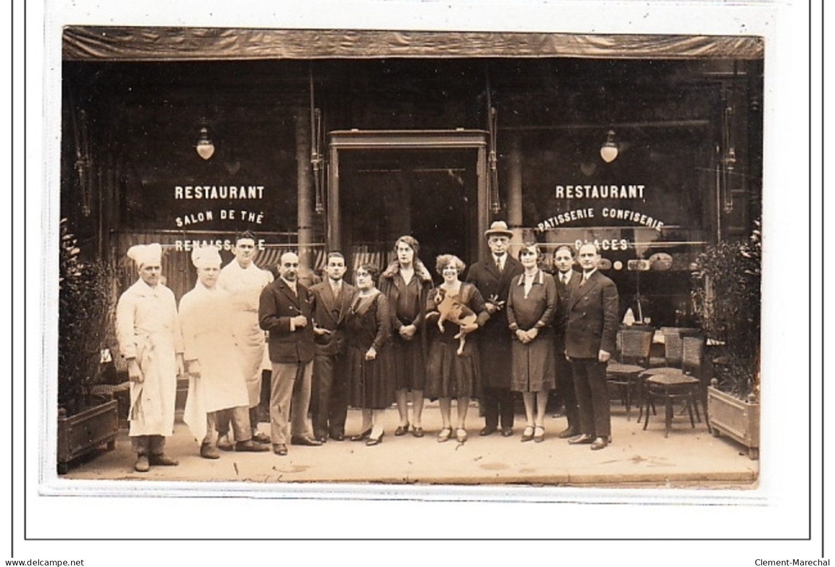 PARIS 17 : Carte Photo Du Restaurant """"la Renaissance"""" Avenue De Wagram - Très Bon état - Arrondissement: 17