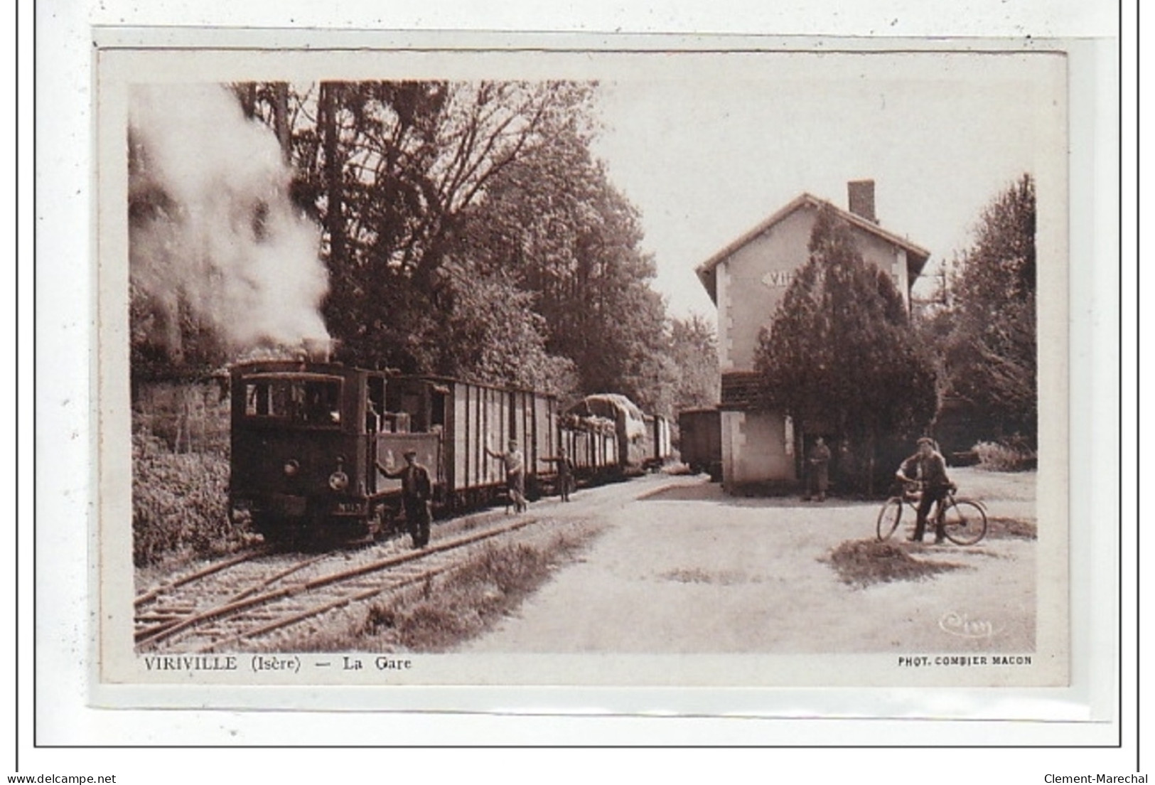 VIRVILLE : La Gare - Tres Bon état - Viriville