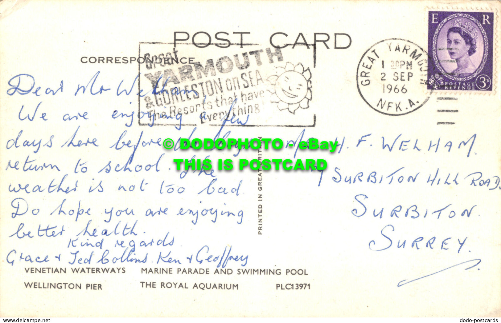 R518512 Great Yarmouth. PLC13971. 1966. Multi View - Wereld