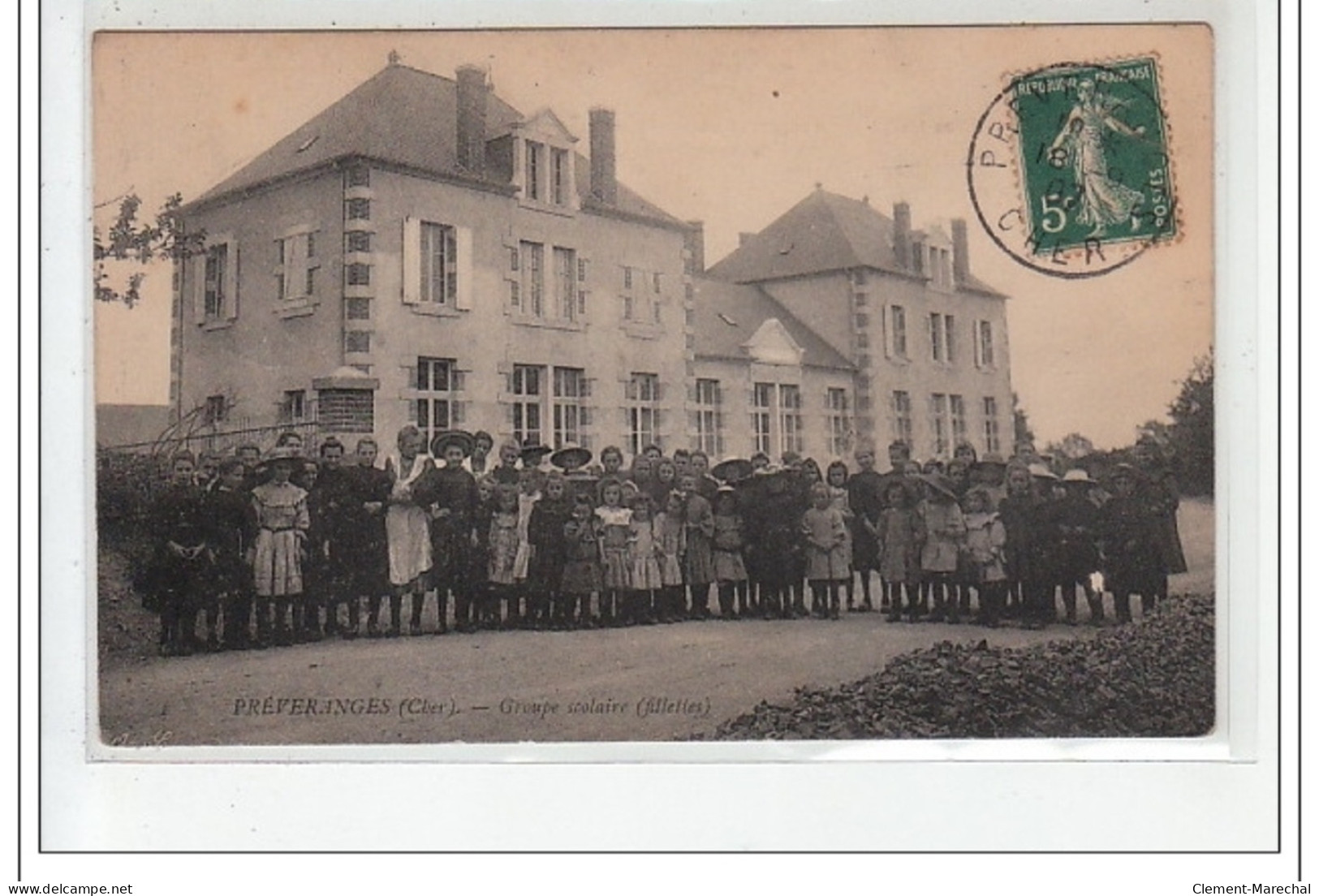 PREVERANGES : Groupe Scolaire Fillette - Tres Bon Etat - Préveranges