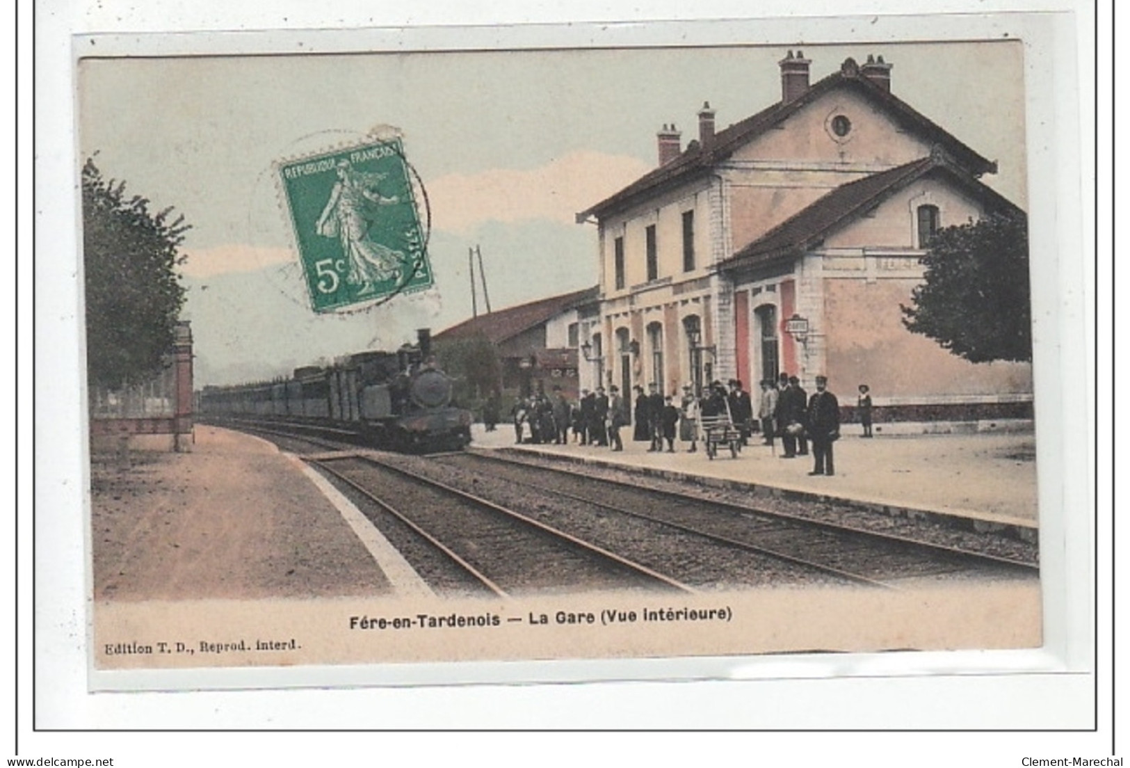 FERE-EN-TARDENOIS : Le Gare Vue Interieur- Tres Bon Etat - Fere En Tardenois