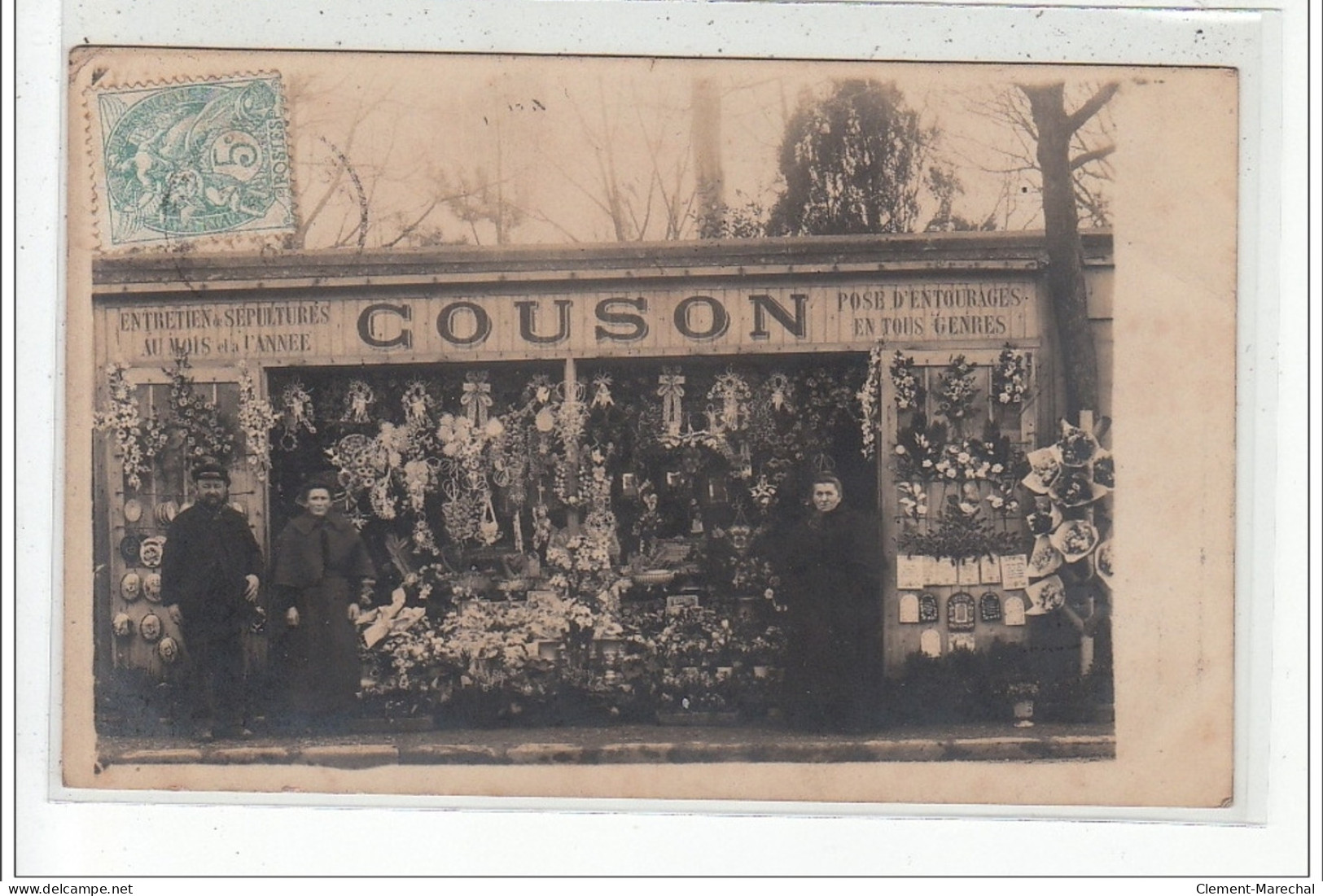 GRAND MONTROUGE - CARTE PHOTO - Couson, Entretien De Sépultures - Très Bon état - Montrouge