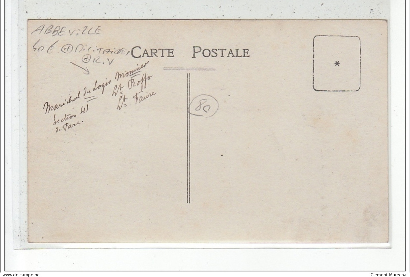 ABBEVILLE - CARTE PHOTO - MILITAIRES - Novembre 1914: Le Maréchal Des Logis Monnier - Très Bon état - Abbeville