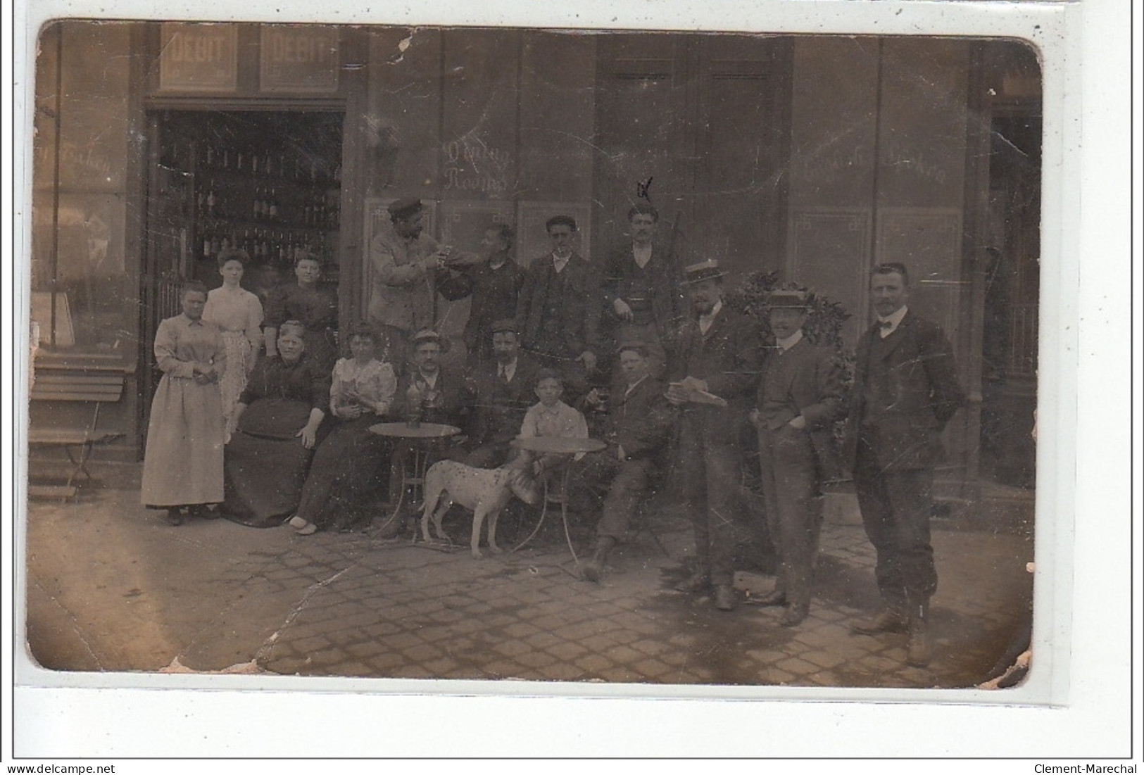 LE HAVRE - CARTE PHOTO - Groupe Devant Un Restaurant - état - Ohne Zuordnung