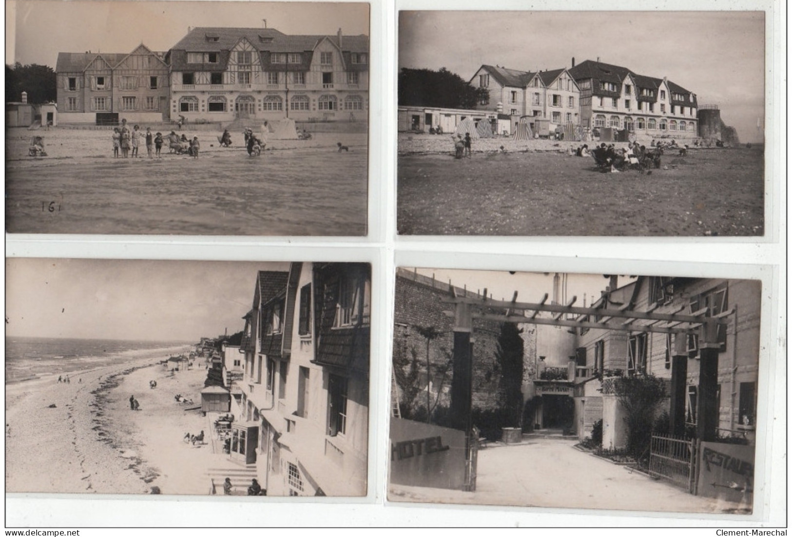 LE CROTOY - Lot De 7 CARTES PHOTOS - CASINO, Hôtel """"Bonne Maman""""   - Très Bon état - Le Crotoy