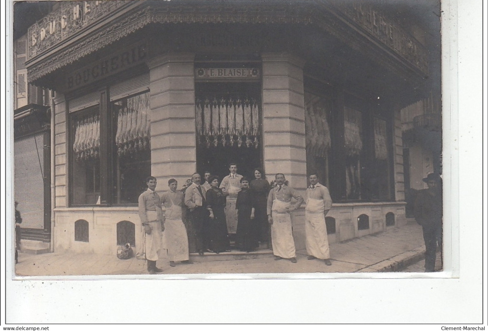 CANNES - CARTE PHOTO - Boucherie Blaise - Très Bon état - Cannes