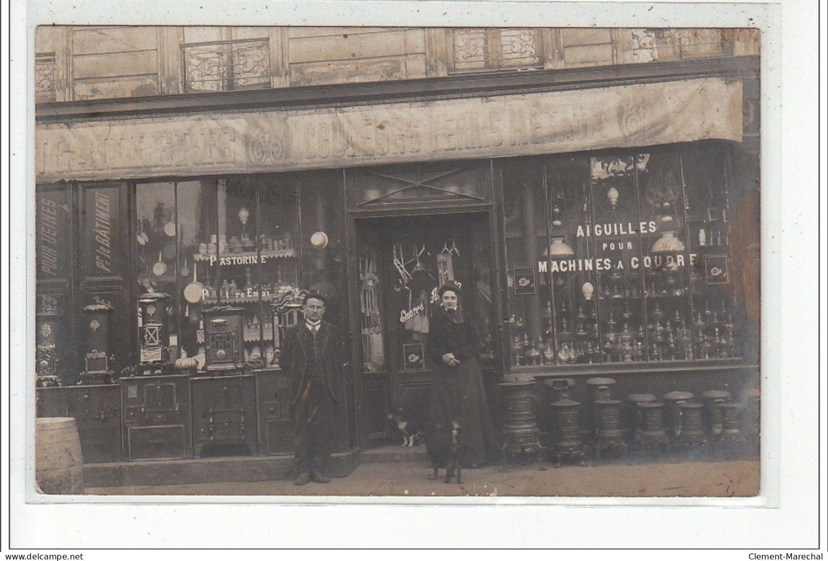 AUBERVILLIERS - CARTE PHOTO - Quincaillerie - Très Bon état - Aubervilliers