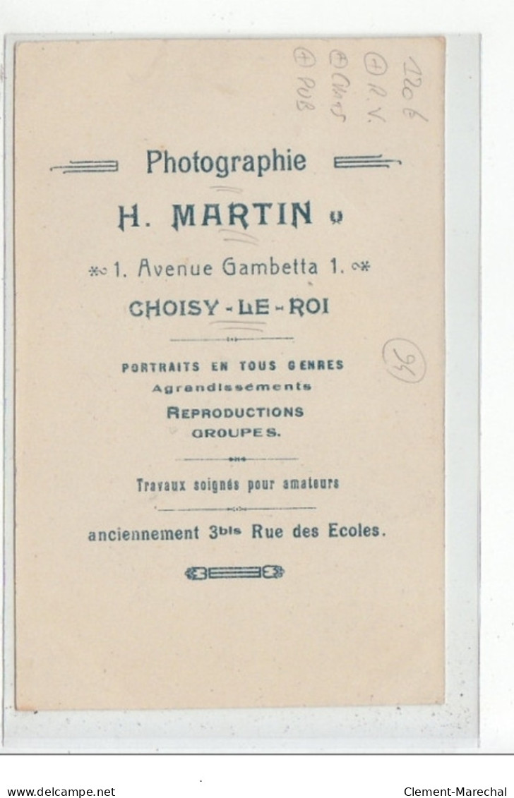 CHOISY LE ROI - PUBLICITE Photographe H. Martin - CHATS - Très Bon état - Choisy Le Roi