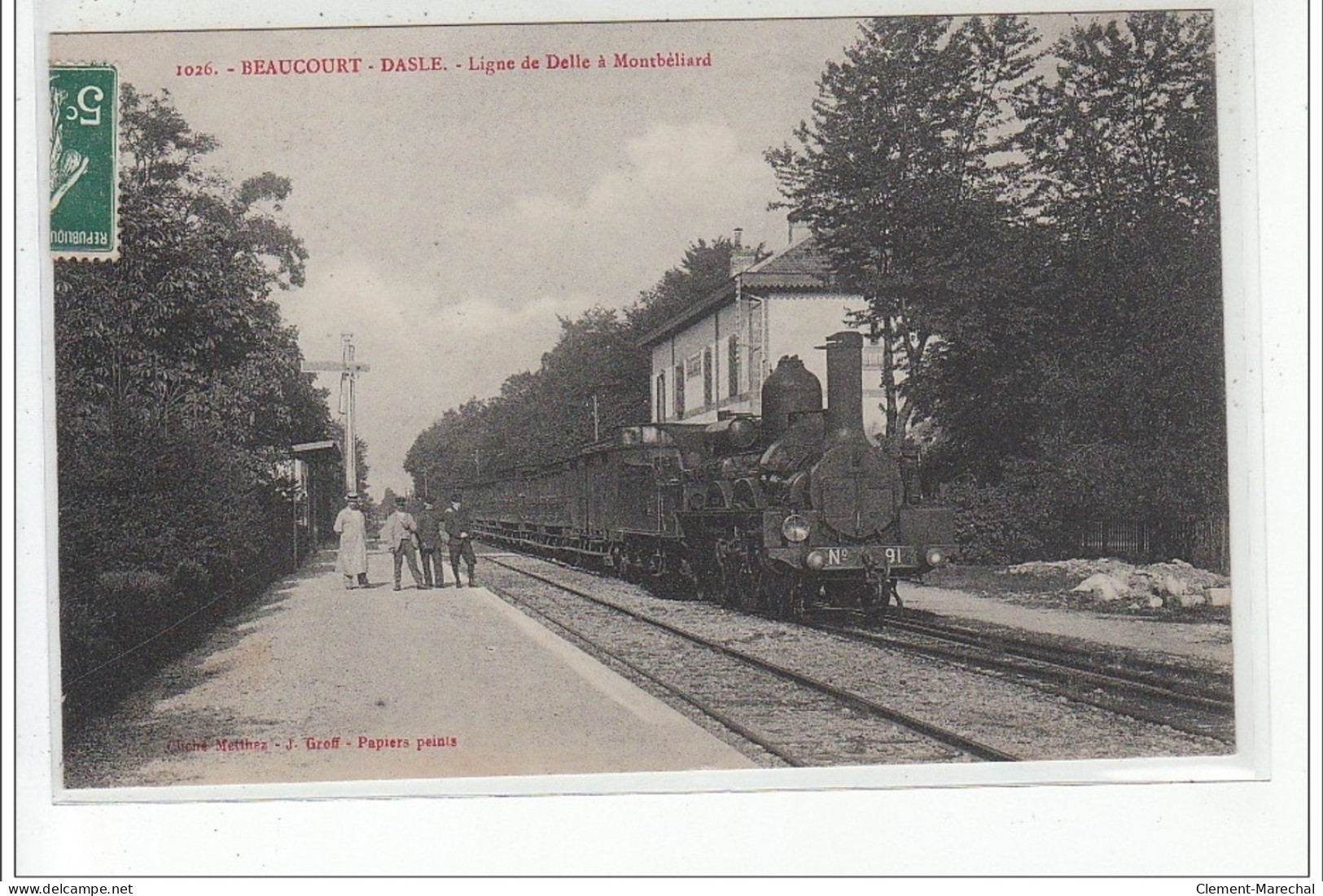 BEAUCOURT DASLE - Ligne De Delle à Montbéliard - Très Bon état - Beaucourt