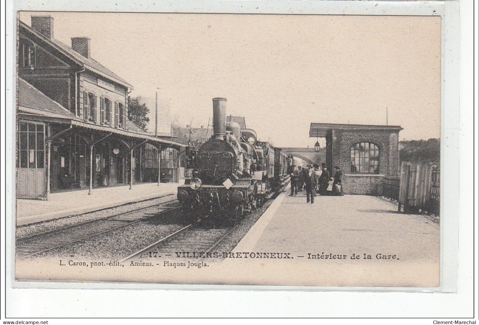 VILLERS BRETONNEUX - Intérieur De La Gare - Très Bon état - Villers Bretonneux