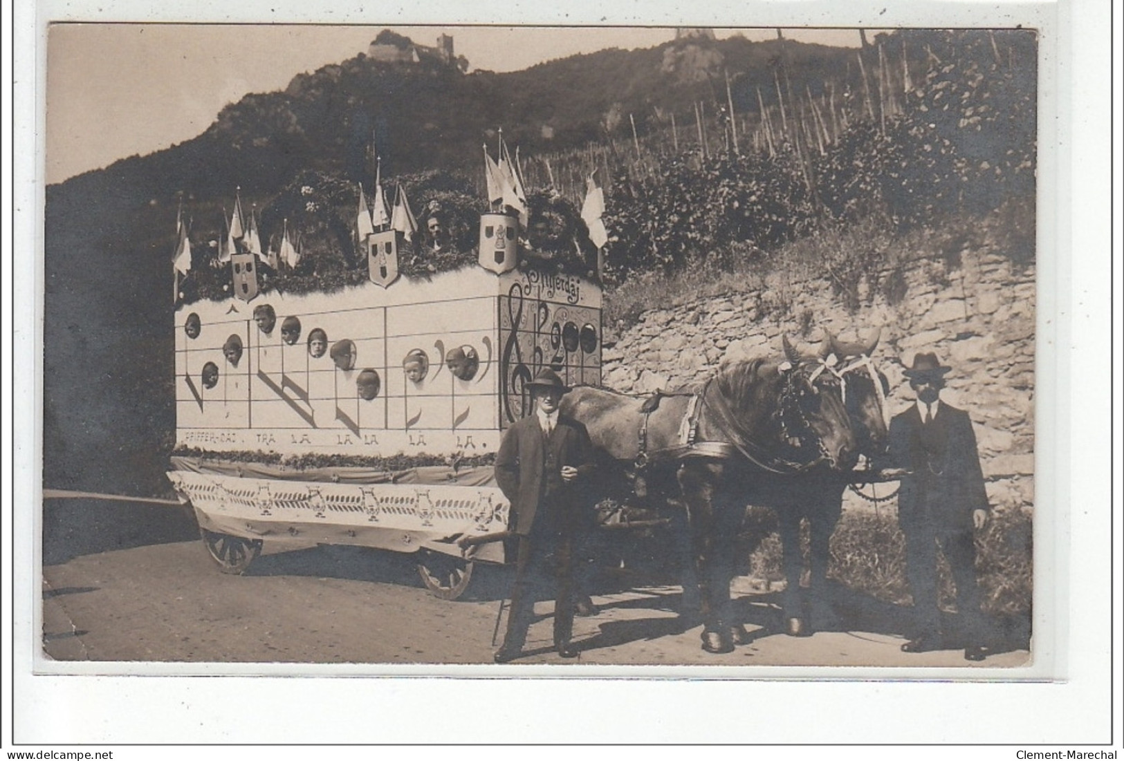 RIBEAUVILLE - Char De La Musique - Enfants - Costumes - CARTE PHOTO 1926 - Très Bon état - Ribeauvillé