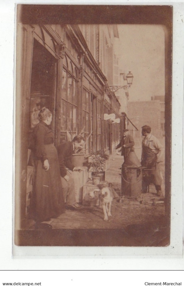 VITRY LE FRANCOIS - CARTE PHOTO - Scène De Rue - Très Bon état - Vitry-le-François