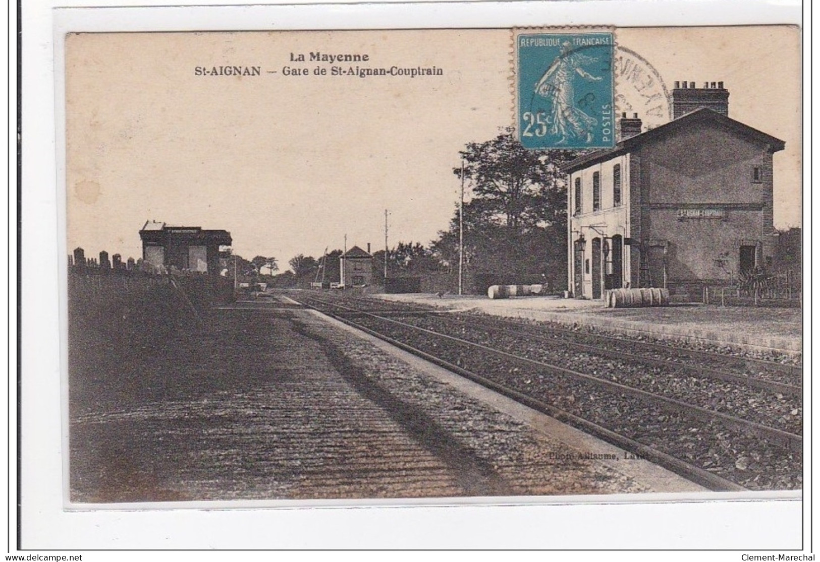 St-AIGNAN : Gare De St-aignan-couptrain - Tres Bon Etat - Autres & Non Classés