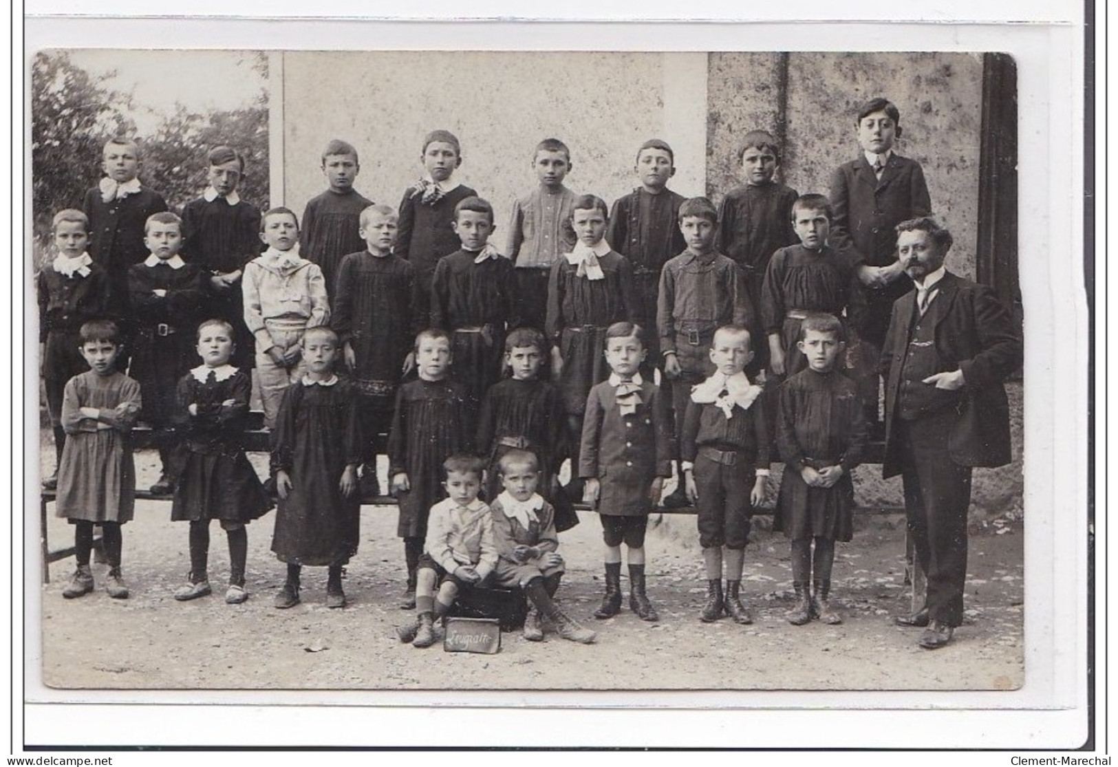 LOUGRATTE : Lot De 2 Cartes Photo, Ecole  - Apprentissage Du Tir Au Fusil - Tres Bon Etat - Otros & Sin Clasificación