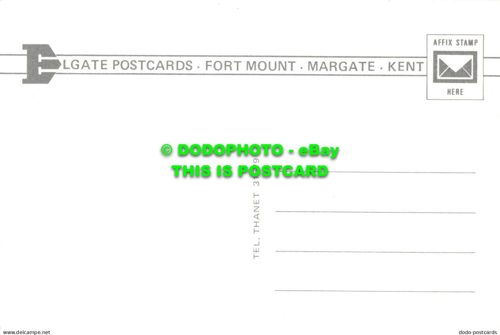R518293 Cliftonville. Elgate Postcard. Multi View - Wereld