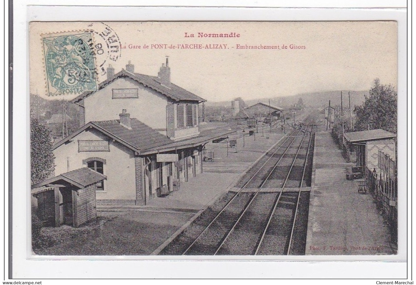 PONT-de-L'ARCHE-ALIZAY : La Gare De Pont-de-l'arche-alizay, Embranchement De Gisors - Tres Bon Etat - Pont-de-l'Arche