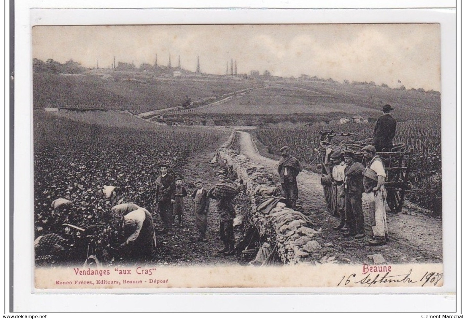 BEAUNE : Vendanges """"aux Cras"""" - Tres Bon Etat - Beaune