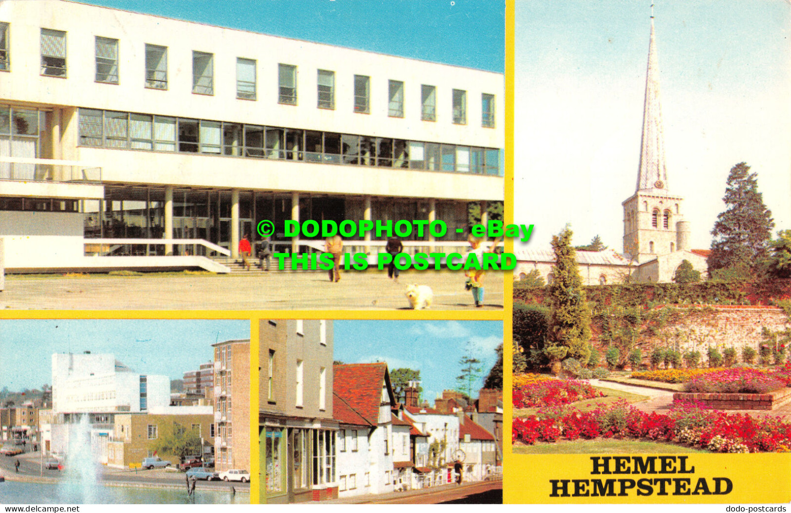 R518294 Hemel Hempstead. Old High Street. Town Hall. Photo Precision. Colourmast - Wereld