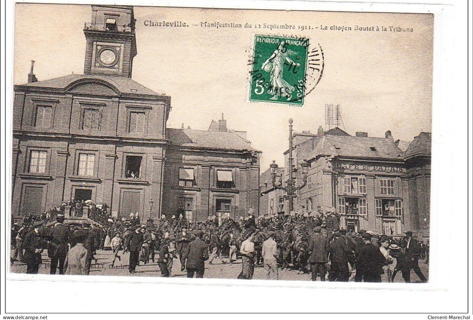 CHARLEVILLE - Manifestation Du 12 Septembre 1911 - Le Citoyen Boutet à La Tribune - Très Bon état - Charleville