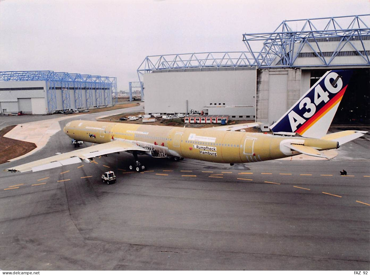 Airbus A340-600 -  +/- 180 X 130 Mm. - Photo Presse Originale - Aviation