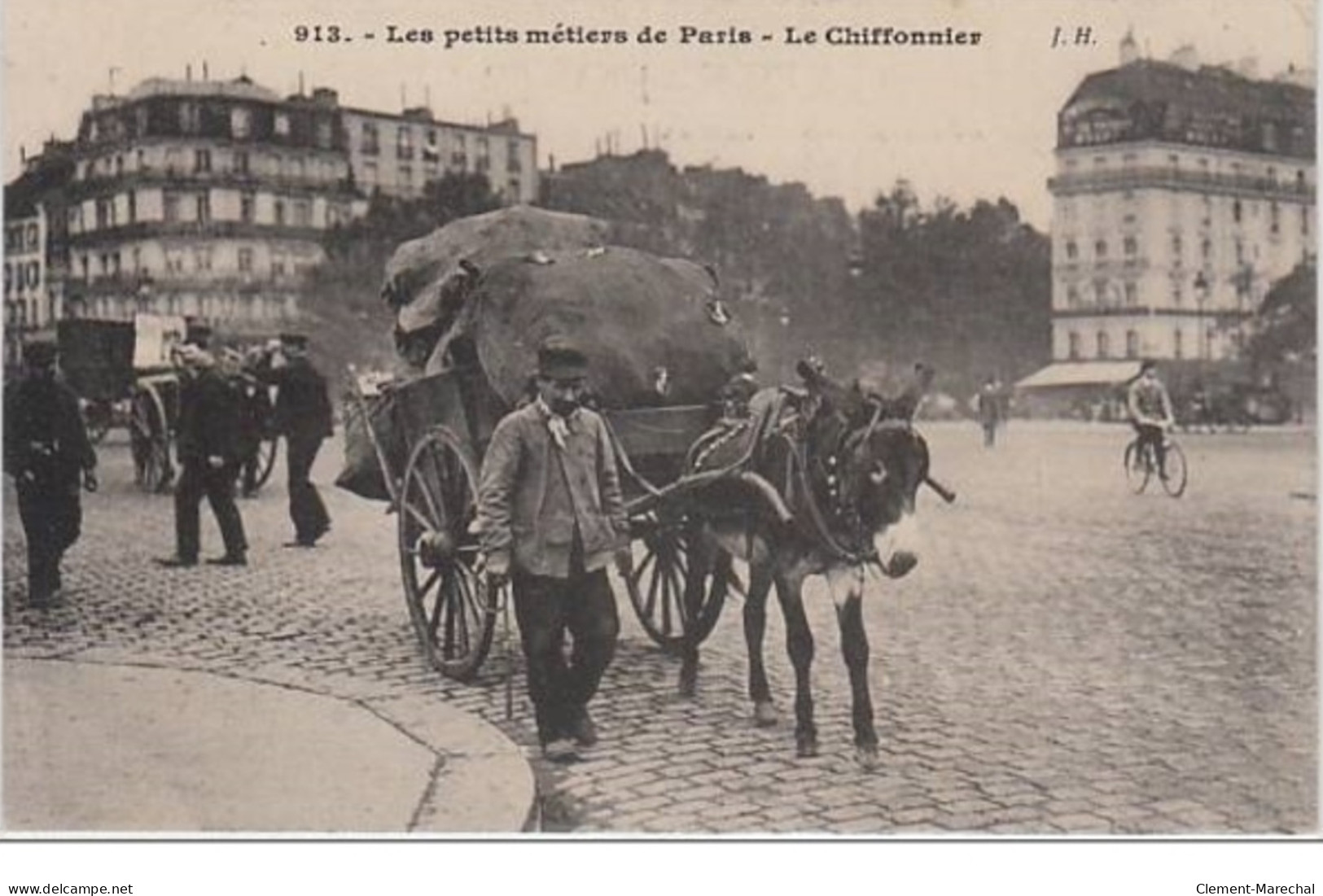 Les Petits Métiers De Paris : J.H. N°913 - Le Chiffonnier - Très Bon état - Straßenhandel Und Kleingewerbe