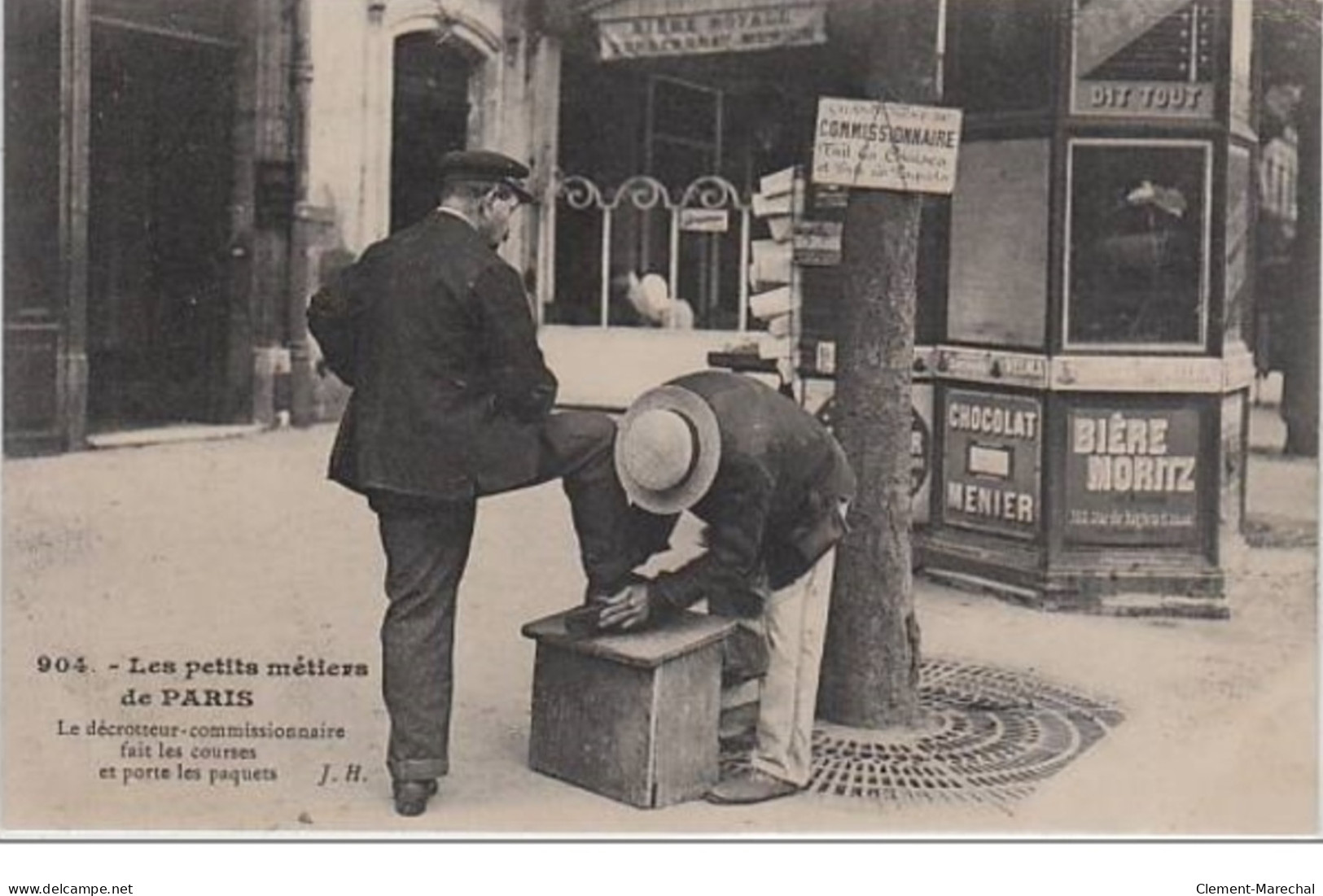 Les Petits Métiers De Paris : J.H. N°904 - Le Décrotteur-commissionnaire - Très Bon état - Artigianato Di Parigi