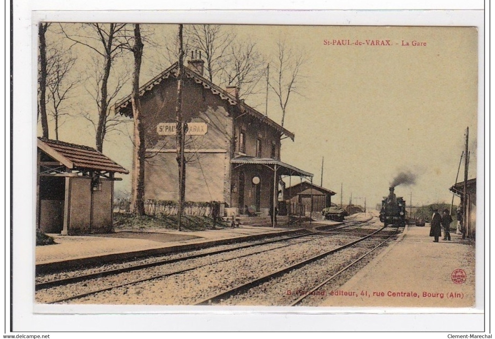 St-PAUL-de-VARAX : La Gare (GARE) - Tres Bon Etat - Villars-les-Dombes