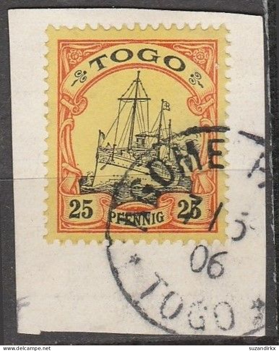 Togo    .    Michel     .     11  Auf Papier  .     O     .      Gestempelt - Togo