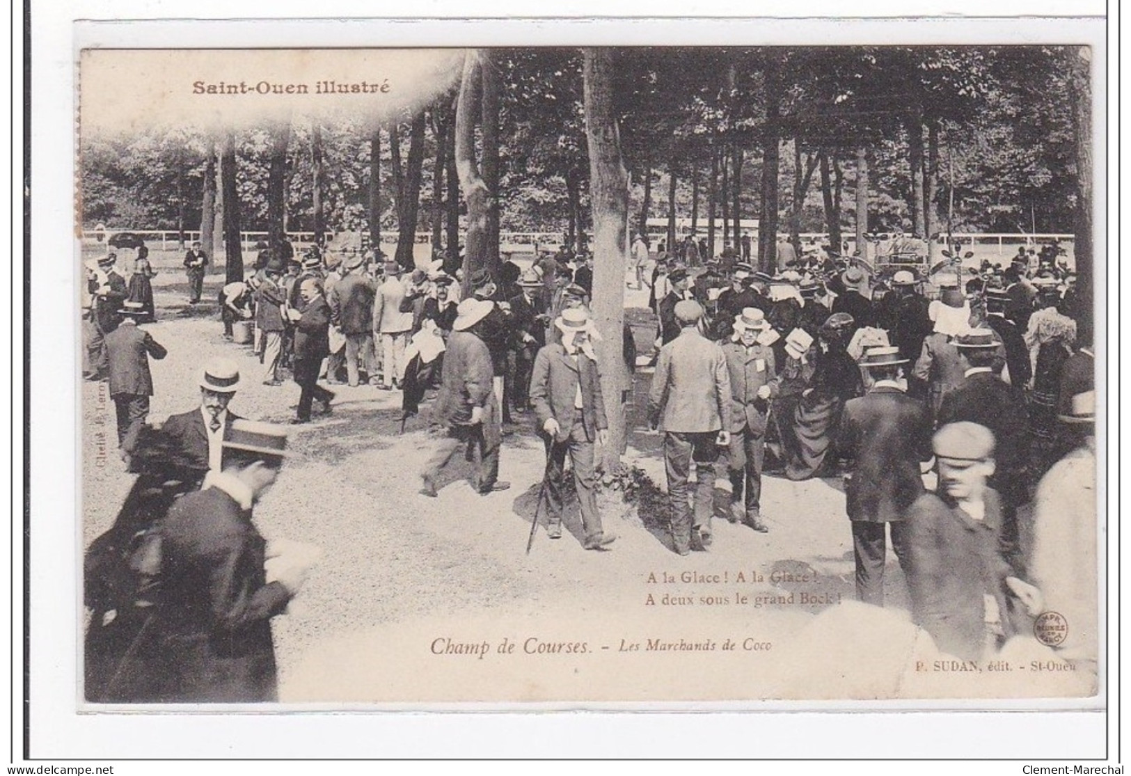 SAINT-OUEN : Champ De Courses, Les Marchands De Coco - Tres Bon Etat - Saint Ouen