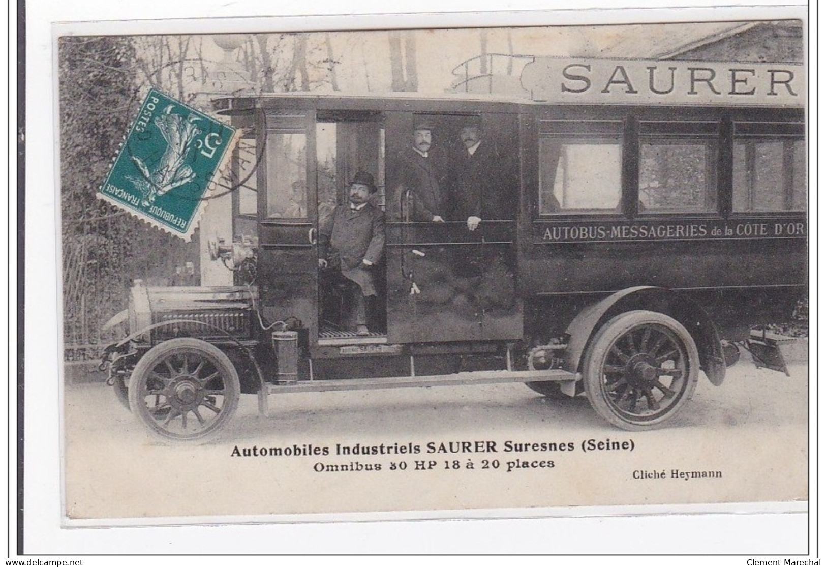 SURESNES : Automobile Industriels SAURER, Omnibus 80 Hp 18 A 20 Places - Tres Bon Etat - Suresnes