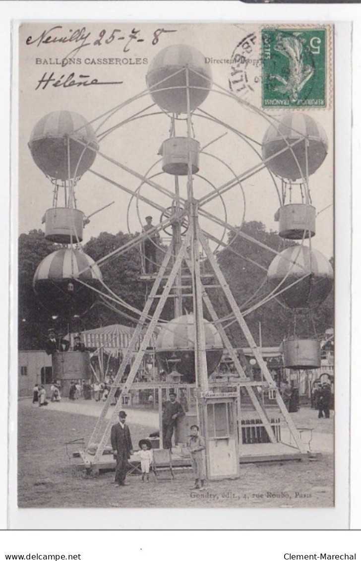 NEUILLY : Ballons Casseroles (manège - Fête Foraine) - Tres Bon Etat - Neuilly Sur Seine