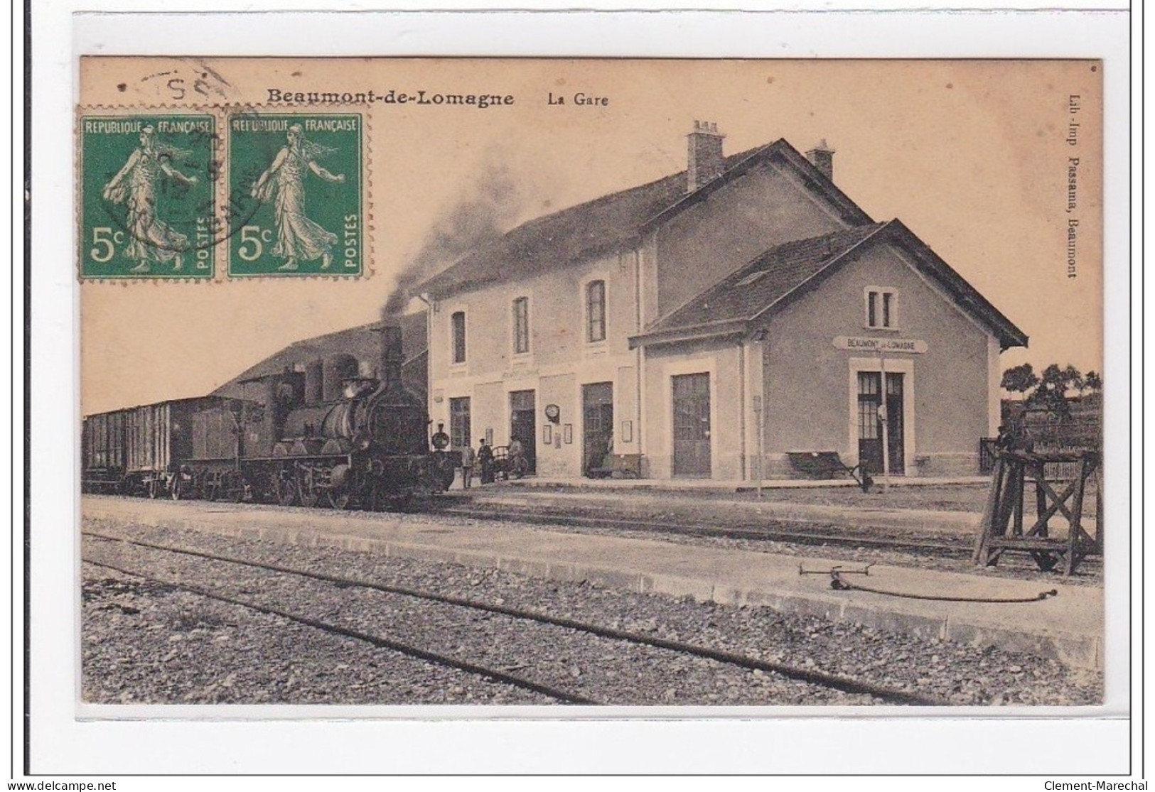 BEAUMONT-de-LOMAGNE : La Gare - Tres Bon Etat - Beaumont De Lomagne