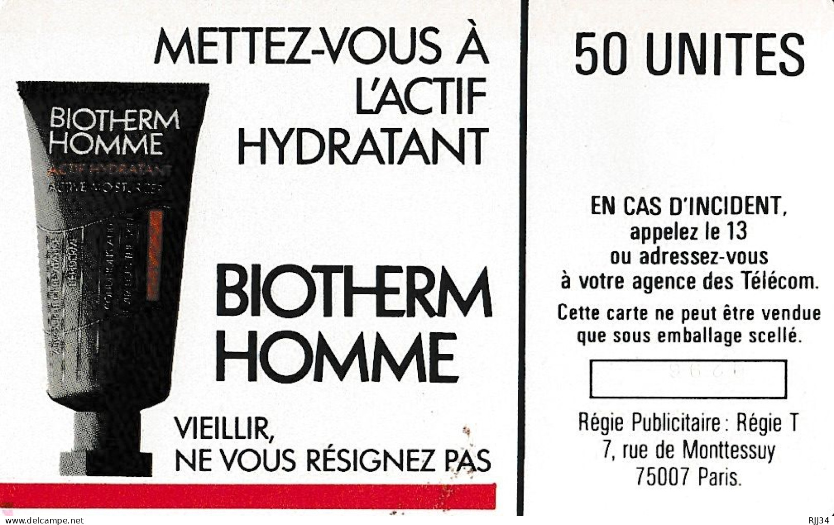 F4 BIOTHERM ROSEE (série 0296 Inversé) - 1987