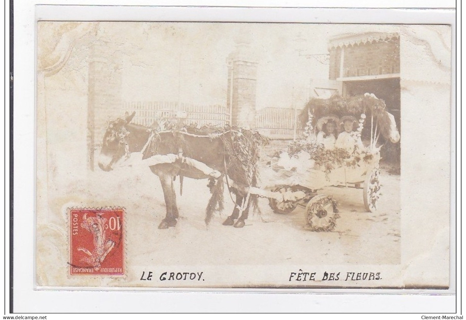 LE CROTOY : Fete Des Fleurs (carte Photo) - Tres Bon Etat - Le Crotoy