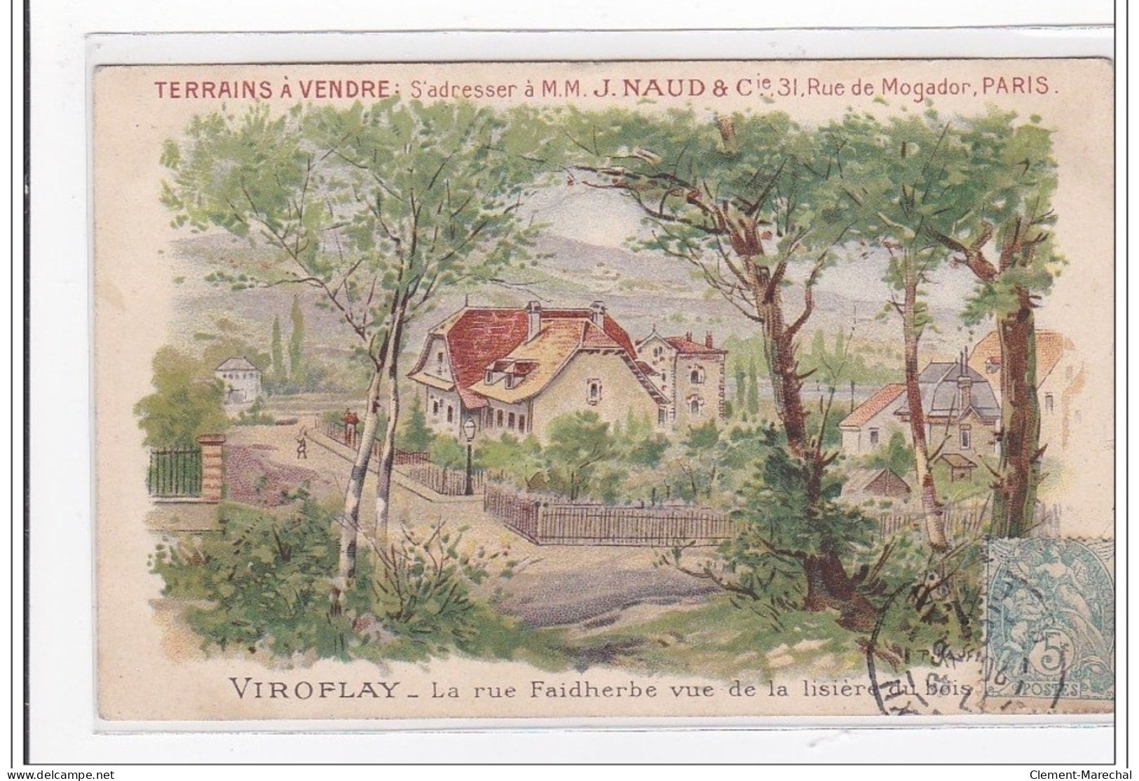 VIROFLAY : La Rue Faidherbe Vue De La Lisiere Du Bois - Tres Bon Etat - Viroflay