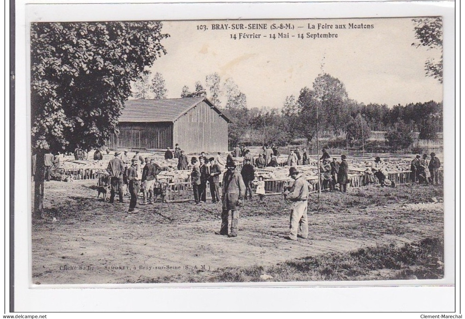 BRAY-sur-SEINE : La Foire Aux Moutons, 14 Fevrier, 14 Mai, 14 Septembre - Tres Bon Etat - Bray Sur Seine