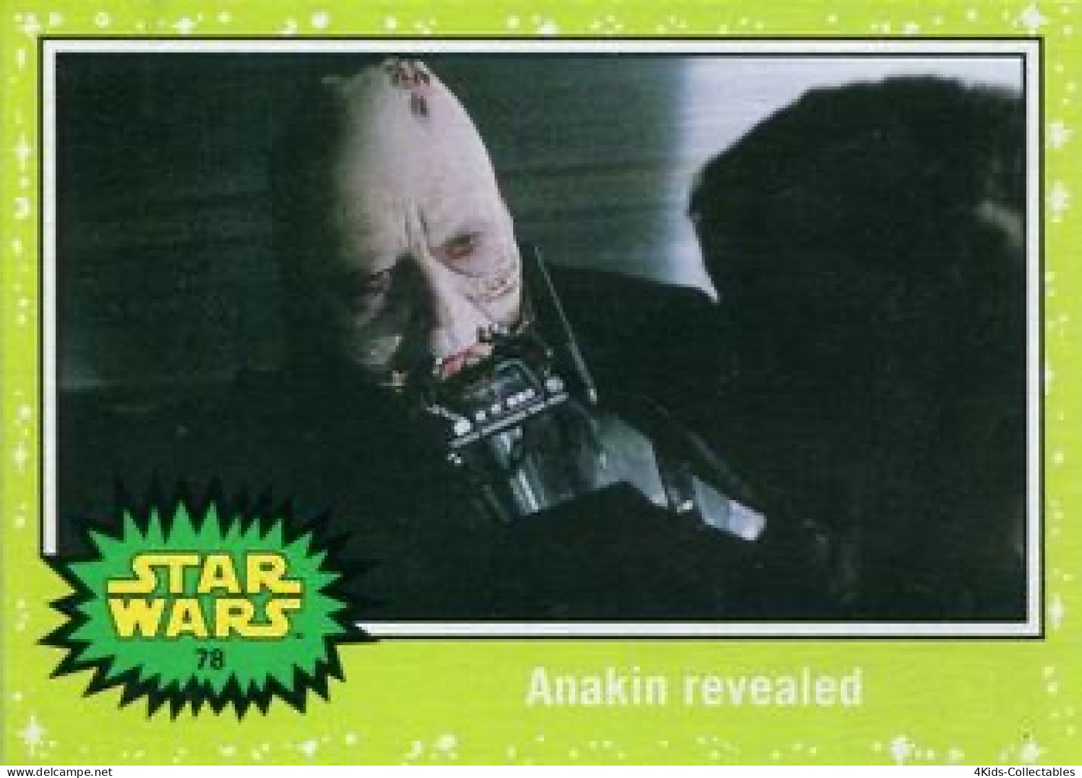 2015 Topps STAR WARS Journey To The Force Awakens "Jabba SLIME GREEN Starfield" Parallel #78 - Star Wars