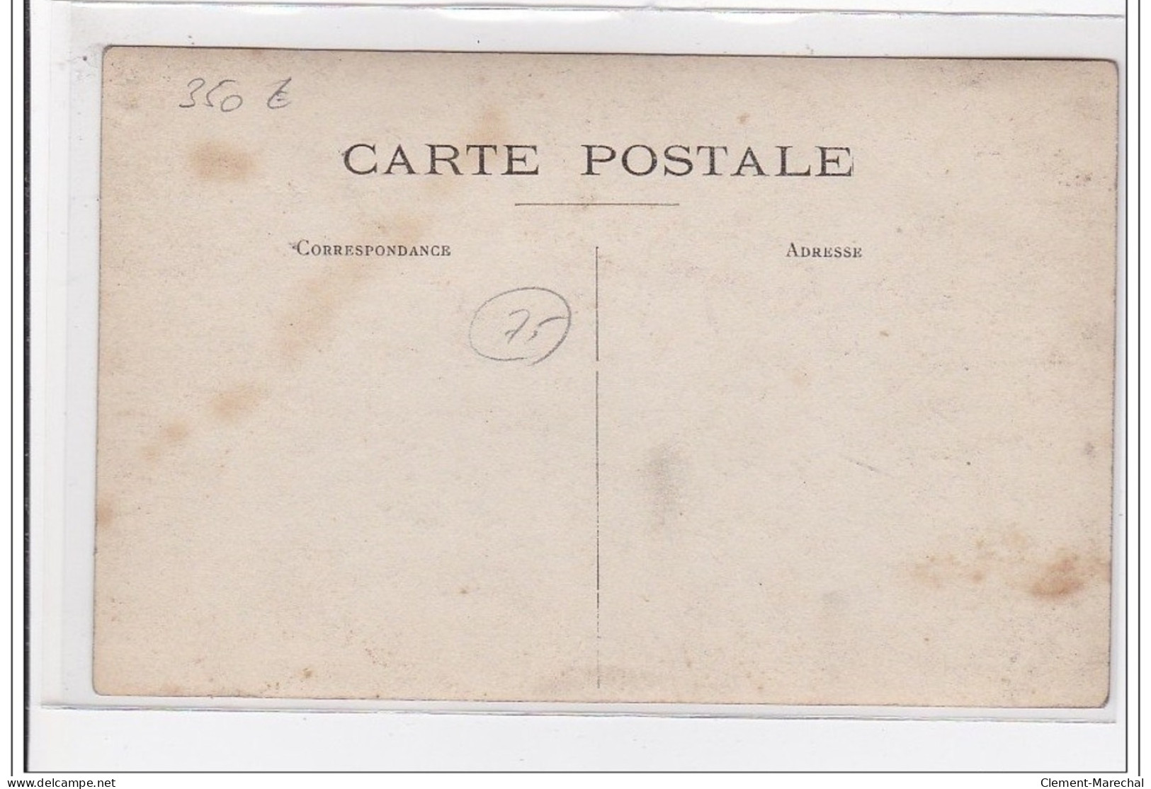 PARIS : Carte Photo """"atelier De L'Est Pousin"""" Pendant Les Inondations De 1910 - Très Bon état - Inondations De 1910
