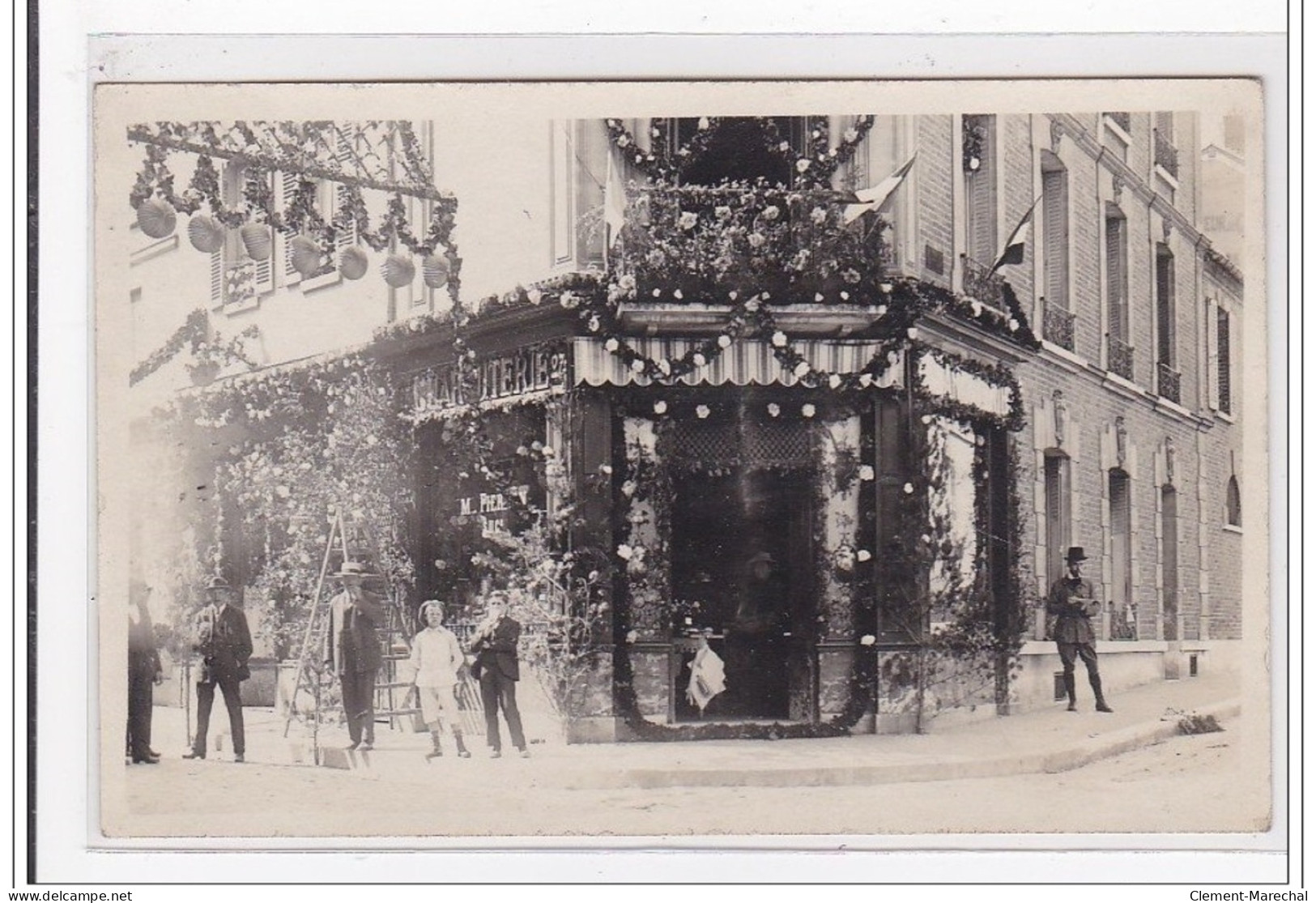 VERNON : Carte Photo De La Charcuterie PIERRON - Très Bon état - Vernon