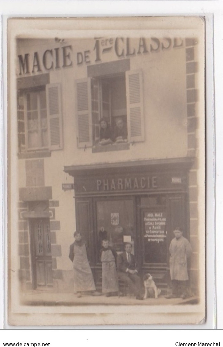 NICE ? : Carte Photo De La Pharmacie ABEL MALE - Très Bon état - Otros & Sin Clasificación